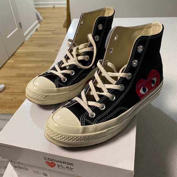 Commes des Garçon Converse Half Heart Chuck 70 Hi
